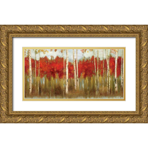 The Edge Gold Ornate Wood Framed Art Print with Double Matting by Pearce, Allison