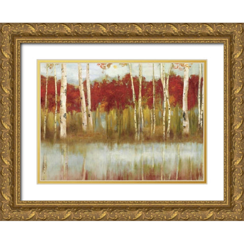 The Edge II Gold Ornate Wood Framed Art Print with Double Matting by Pearce, Allison