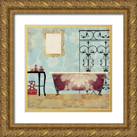 Chateau I Gold Ornate Wood Framed Art Print with Double Matting by Pearce, Allison