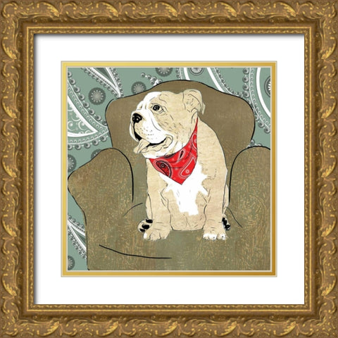 Herc Gold Ornate Wood Framed Art Print with Double Matting by Pearce, Allison