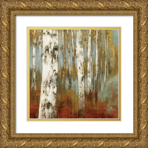 Along the Path II Gold Ornate Wood Framed Art Print with Double Matting by Pearce, Allison