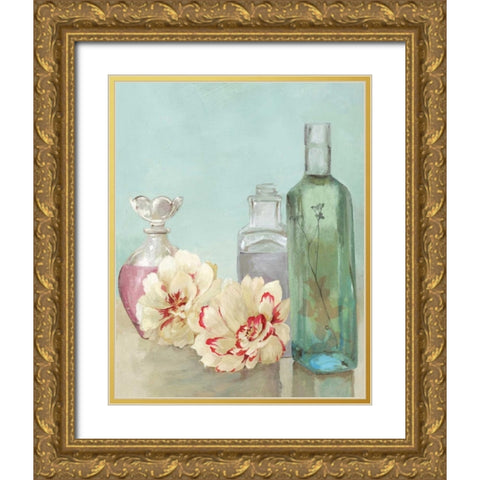 Relaxing Spa - Mini Gold Ornate Wood Framed Art Print with Double Matting by Pearce, Allison
