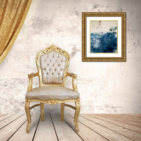 Unquiet Stone II Gold Ornate Wood Framed Art Print with Double Matting by PI Galerie