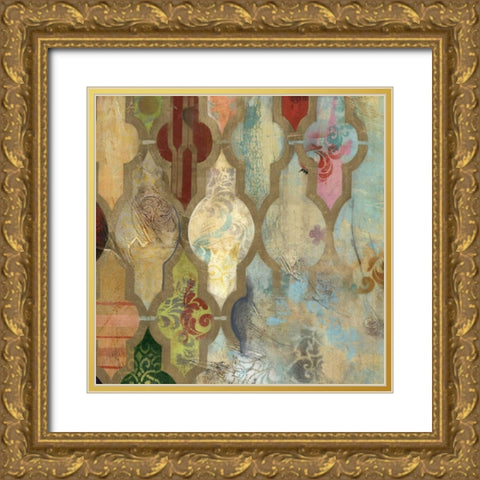 Infinite Currents II Gold Ornate Wood Framed Art Print with Double Matting by PI Galerie