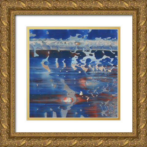 Squeeze I Gold Ornate Wood Framed Art Print with Double Matting by PI Galerie