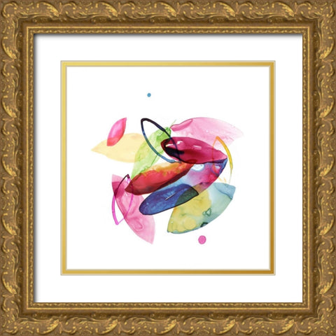 Swift II Gold Ornate Wood Framed Art Print with Double Matting by PI Galerie