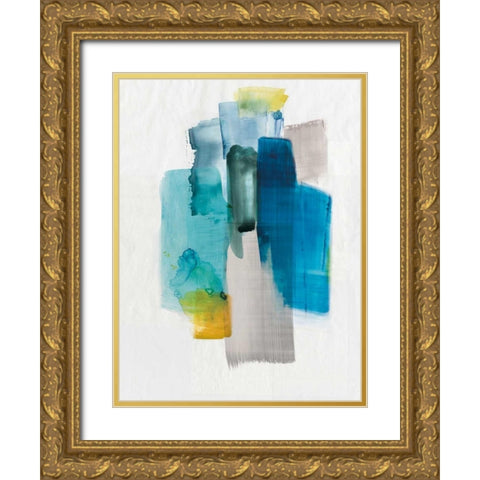 Paper Magic Gold Ornate Wood Framed Art Print with Double Matting by PI Galerie