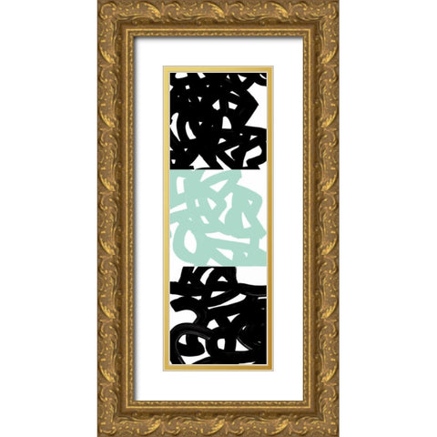 Tender Gesture I Gold Ornate Wood Framed Art Print with Double Matting by PI Galerie