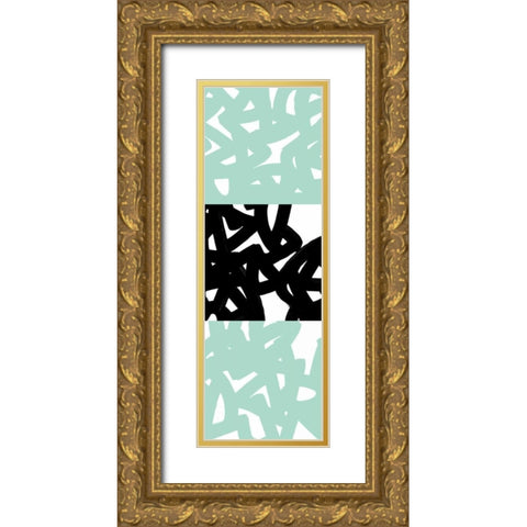 Tender Gesture II Gold Ornate Wood Framed Art Print with Double Matting by PI Galerie
