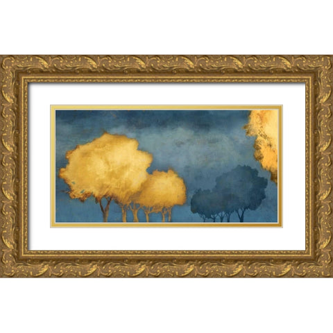 Golden Trust Gold Ornate Wood Framed Art Print with Double Matting by PI Galerie