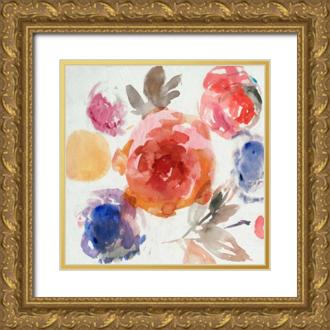 Walking Through I Gold Ornate Wood Framed Art Print with Double Matting by PI Galerie