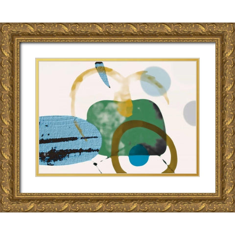 Your Smile II Gold Ornate Wood Framed Art Print with Double Matting by PI Galerie