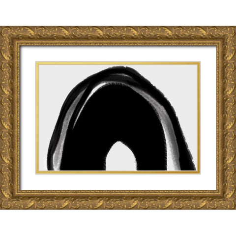 Edges I Gold Ornate Wood Framed Art Print with Double Matting by PI Galerie