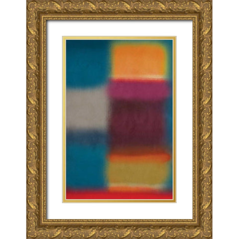 Remind Me III Gold Ornate Wood Framed Art Print with Double Matting by PI Galerie