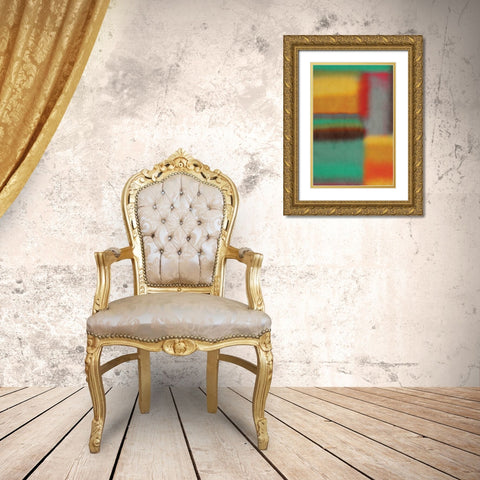 Remind Me VI Gold Ornate Wood Framed Art Print with Double Matting by PI Galerie