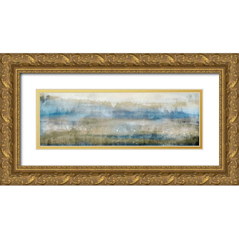 Gold Field Gold Ornate Wood Framed Art Print with Double Matting by PI Studio