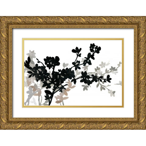 Apple Bloom I Gold Ornate Wood Framed Art Print with Double Matting by PI Studio