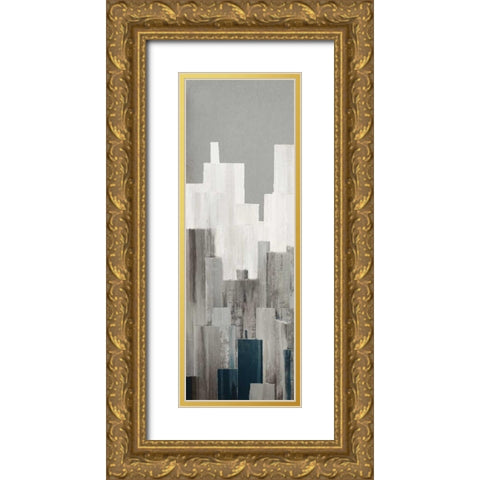Ripped City I Gold Ornate Wood Framed Art Print with Double Matting by PI Studio