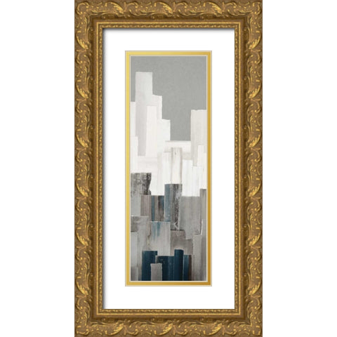 Ripped City II Gold Ornate Wood Framed Art Print with Double Matting by PI Studio