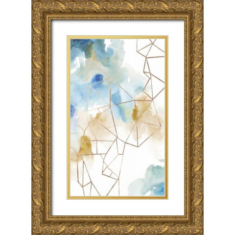 Under Construction II Gold Ornate Wood Framed Art Print with Double Matting by PI Studio