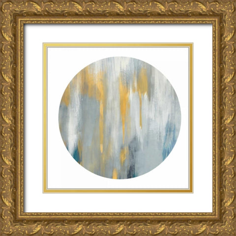 Moon II Gold Ornate Wood Framed Art Print with Double Matting by PI Studio