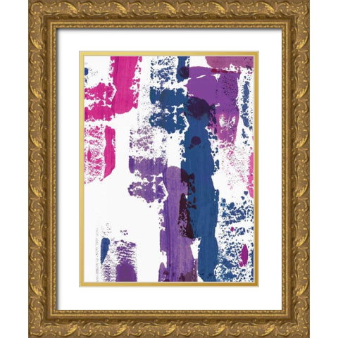 colour splash II Gold Ornate Wood Framed Art Print with Double Matting by PI Studio