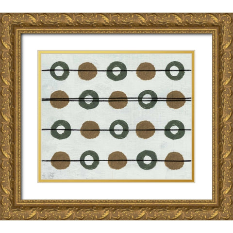 Memories II Gold Ornate Wood Framed Art Print with Double Matting by PI Studio
