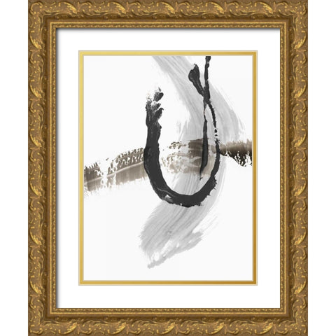 A Loner II Gold Ornate Wood Framed Art Print with Double Matting by PI Studio