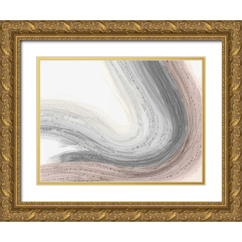 Rainbow Gold Ornate Wood Framed Art Print with Double Matting by PI Studio