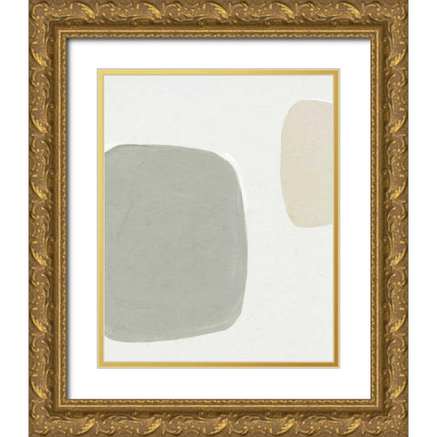 Imperfect II Gold Ornate Wood Framed Art Print with Double Matting by PI Studio