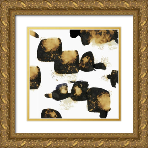 Inukshuk II Gold Ornate Wood Framed Art Print with Double Matting by PI Studio