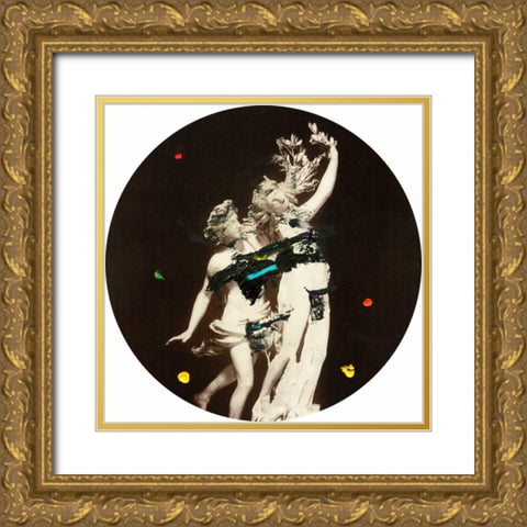 Love Asunder I Gold Ornate Wood Framed Art Print with Double Matting by PI Studio
