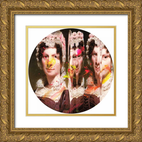 Three Selves I Gold Ornate Wood Framed Art Print with Double Matting by PI Studio