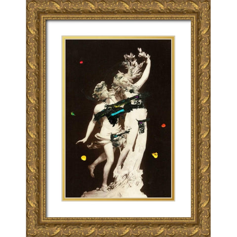 Love Asunder II Gold Ornate Wood Framed Art Print with Double Matting by PI Studio