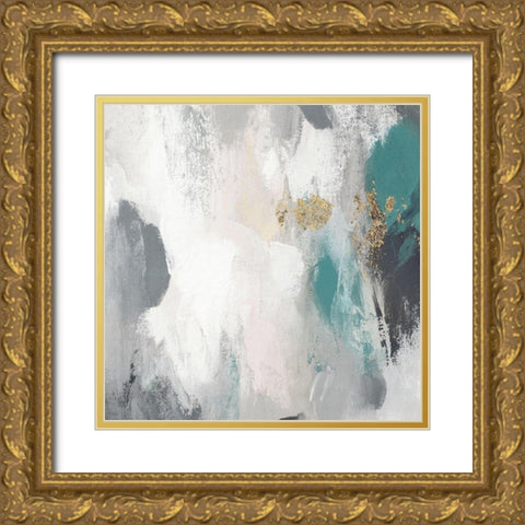 Gray Days II Gold Ornate Wood Framed Art Print with Double Matting by PI Studio