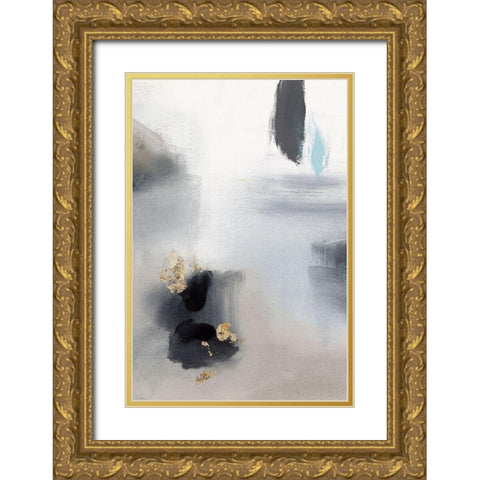 Foggy Days I Gold Ornate Wood Framed Art Print with Double Matting by PI Studio