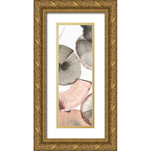 Rotating II Gold Ornate Wood Framed Art Print with Double Matting by PI Studio