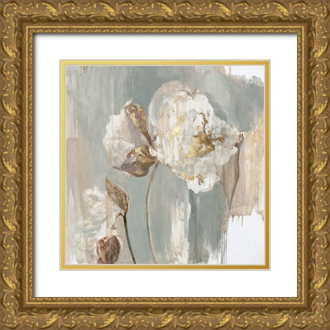 Golden Tulip Gold Ornate Wood Framed Art Print with Double Matting by K, Ella
