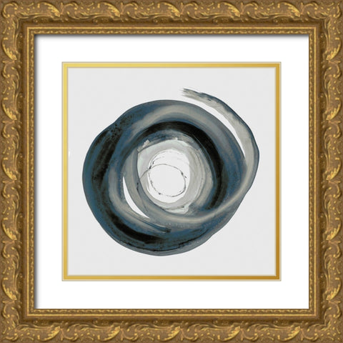 In the Sphere I Gold Ornate Wood Framed Art Print with Double Matting by PI Studio