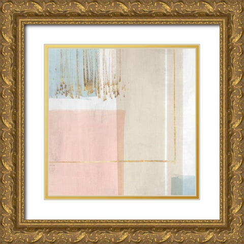 Blushed II  Gold Ornate Wood Framed Art Print with Double Matting by PI Studio