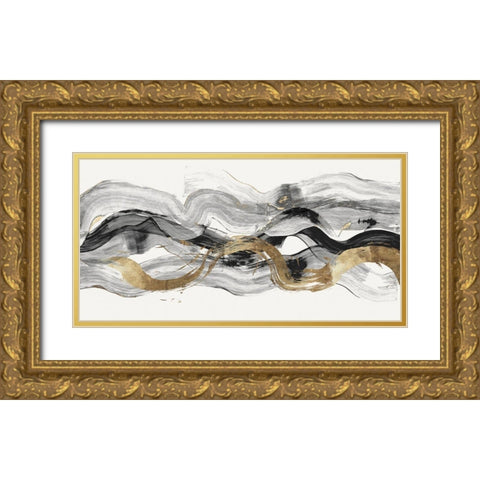 Poised II  Gold Ornate Wood Framed Art Print with Double Matting by PI Studio