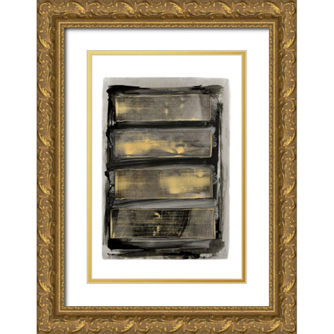 Gilt II  Gold Ornate Wood Framed Art Print with Double Matting by PI Studio