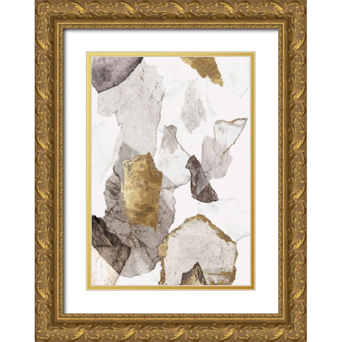 Amplified III  Gold Ornate Wood Framed Art Print with Double Matting by PI Studio