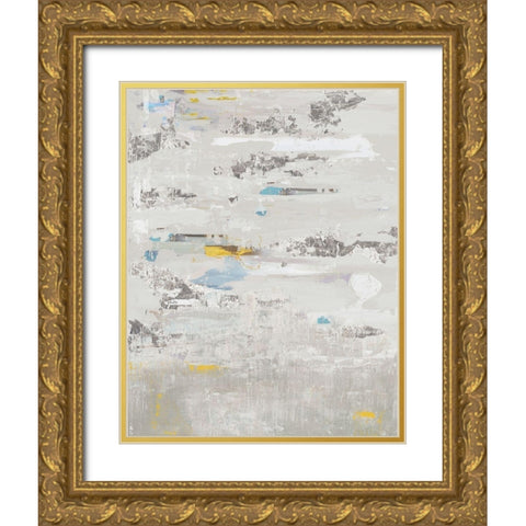 Silver Bluffs  Gold Ornate Wood Framed Art Print with Double Matting by PI Studio
