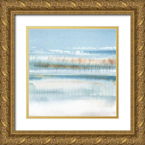 Immersed III Gold Ornate Wood Framed Art Print with Double Matting by PI Studio