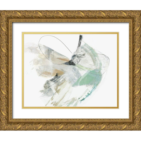 Breath In Between III  Gold Ornate Wood Framed Art Print with Double Matting by PI Studio