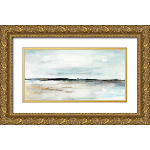Beautiful Place  Gold Ornate Wood Framed Art Print with Double Matting by PI Studio