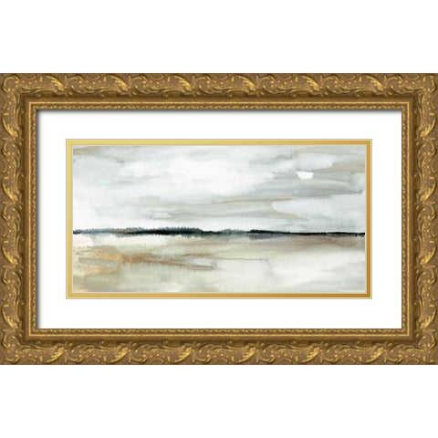 Beautiful Place  Gold Ornate Wood Framed Art Print with Double Matting by PI Studio