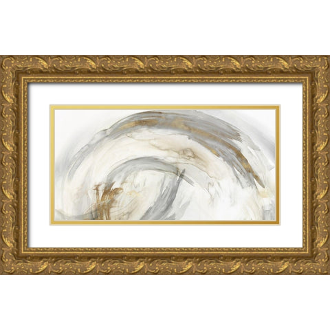 Circle of Life II Gold Ornate Wood Framed Art Print with Double Matting by PI Studio