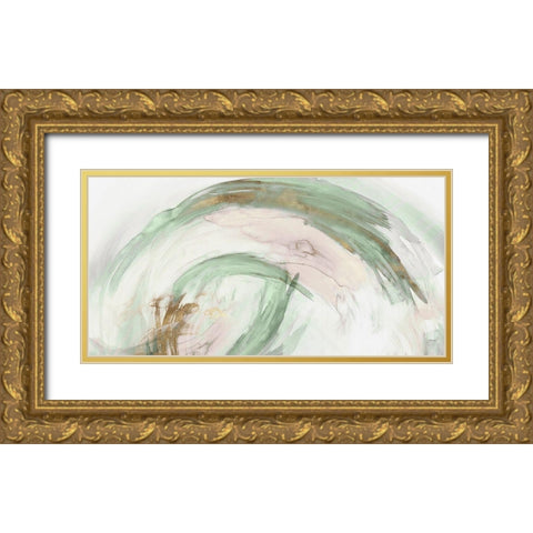 Circle of Life II Gold Ornate Wood Framed Art Print with Double Matting by PI Studio